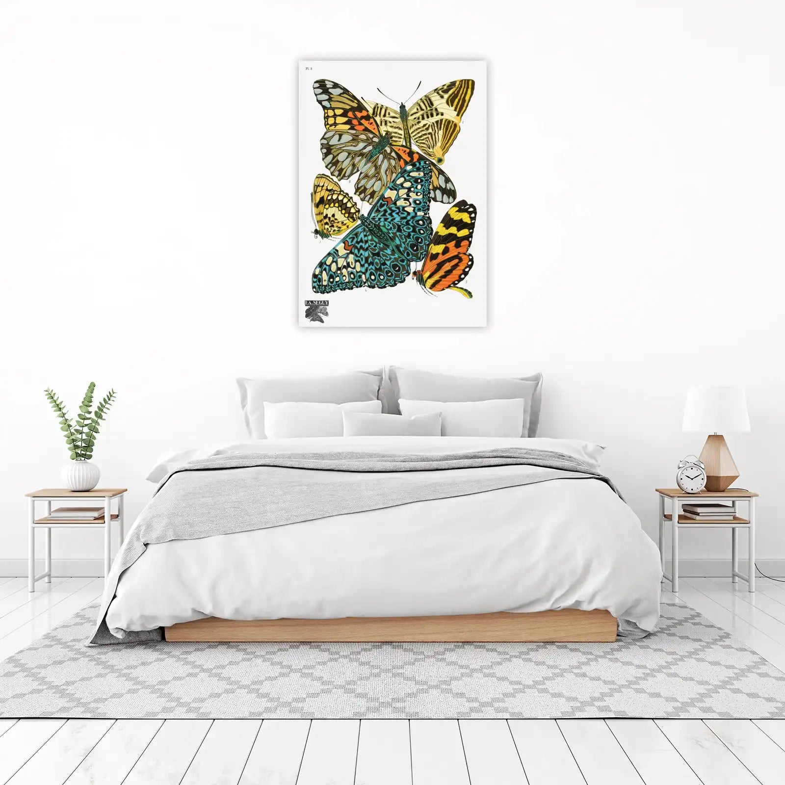 Vintage Butterfly Art Wall Art