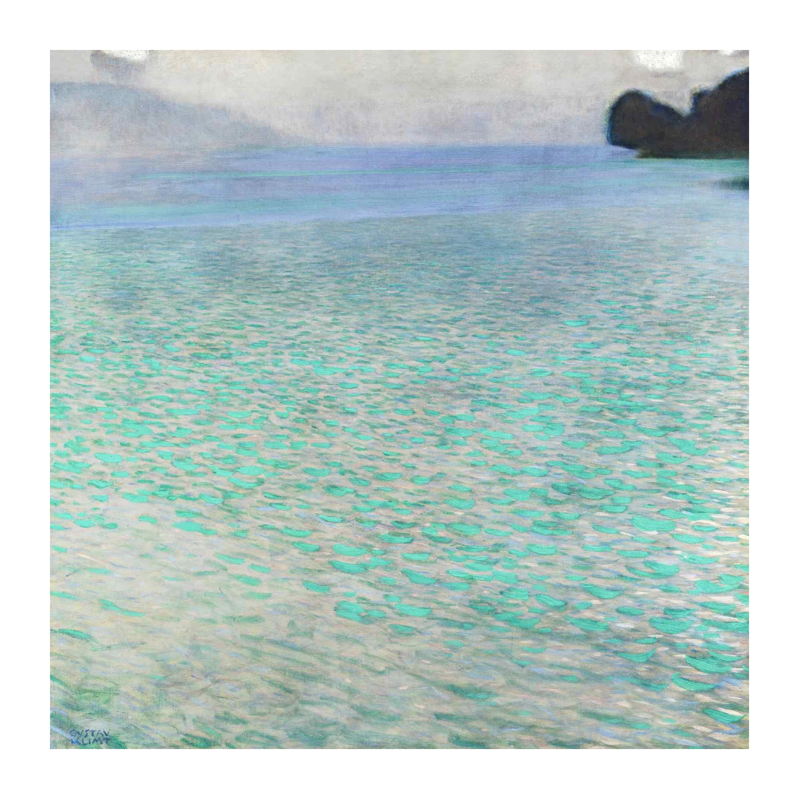 Tranquil Turquoise Water Seascape Wall Art