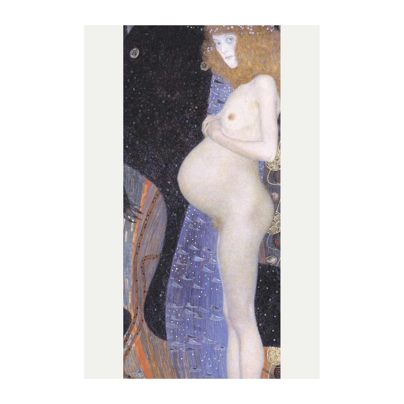 Pregnant Woman Symbolism Art Wall Art