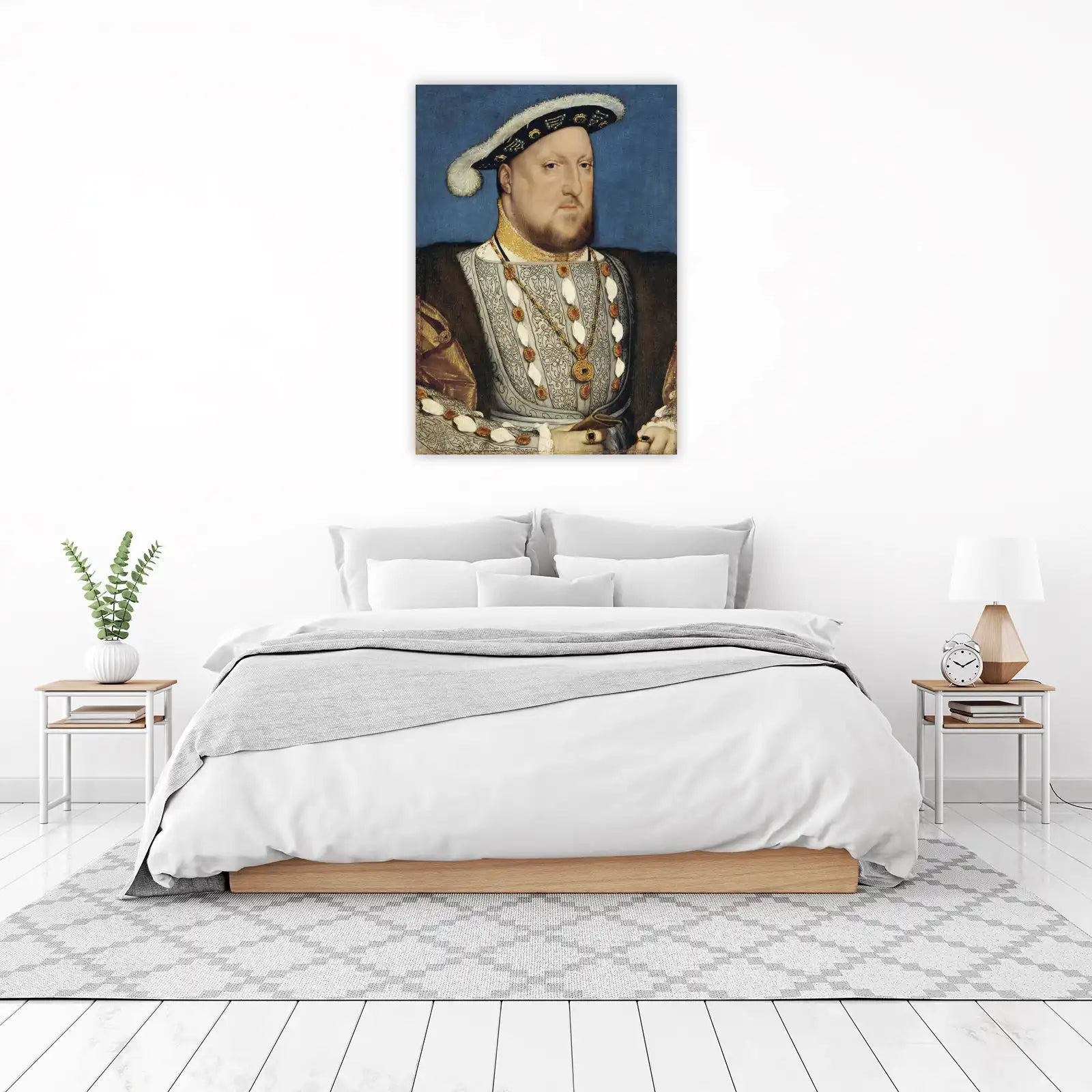 King Henry VIII Portrait Wall Art - Royal Tudor Art