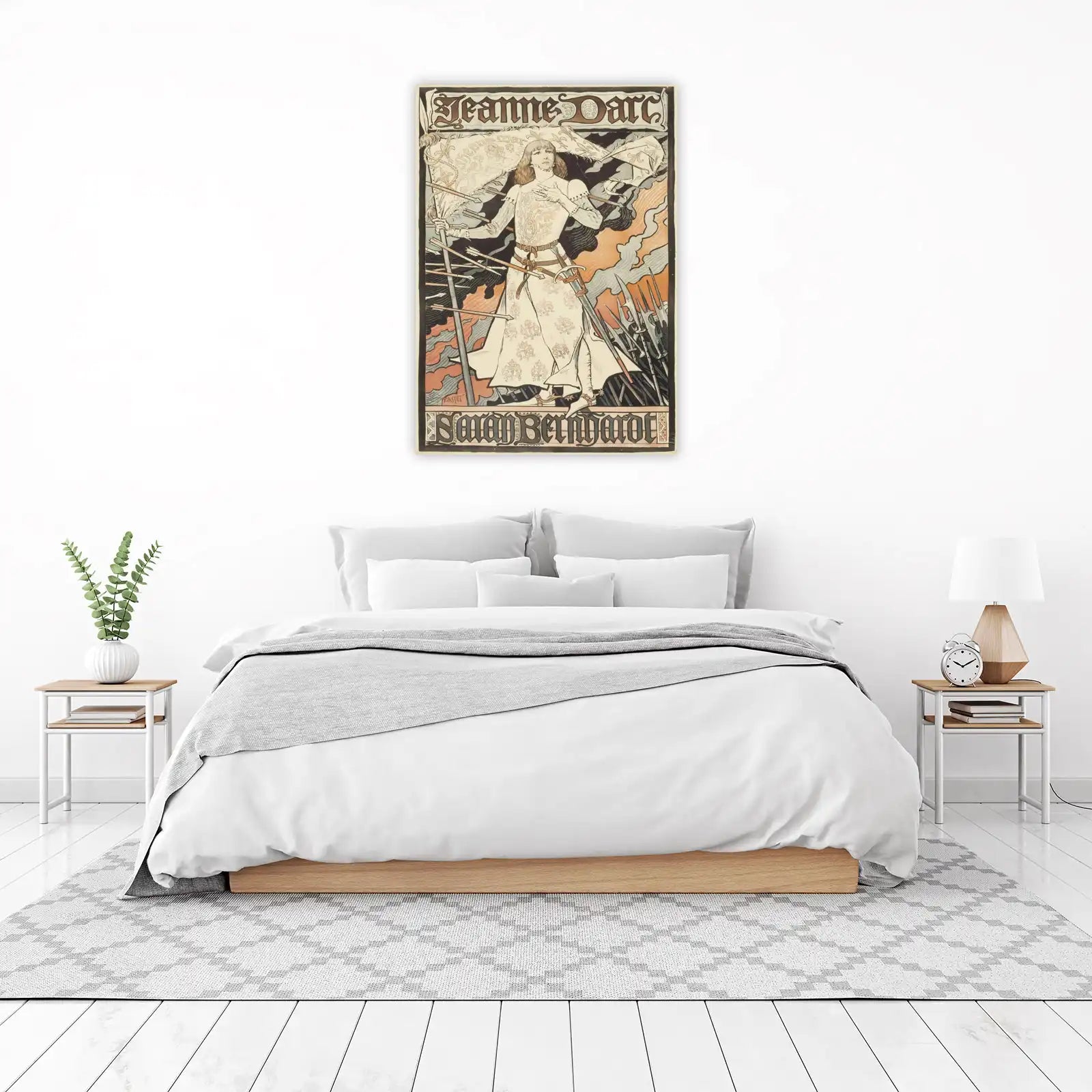 Joan of Arc Art Nouveau Wall Art