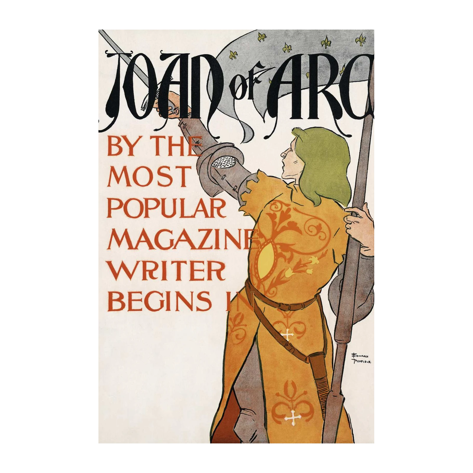 Joan of Arc "Popular Writer" Wall Art