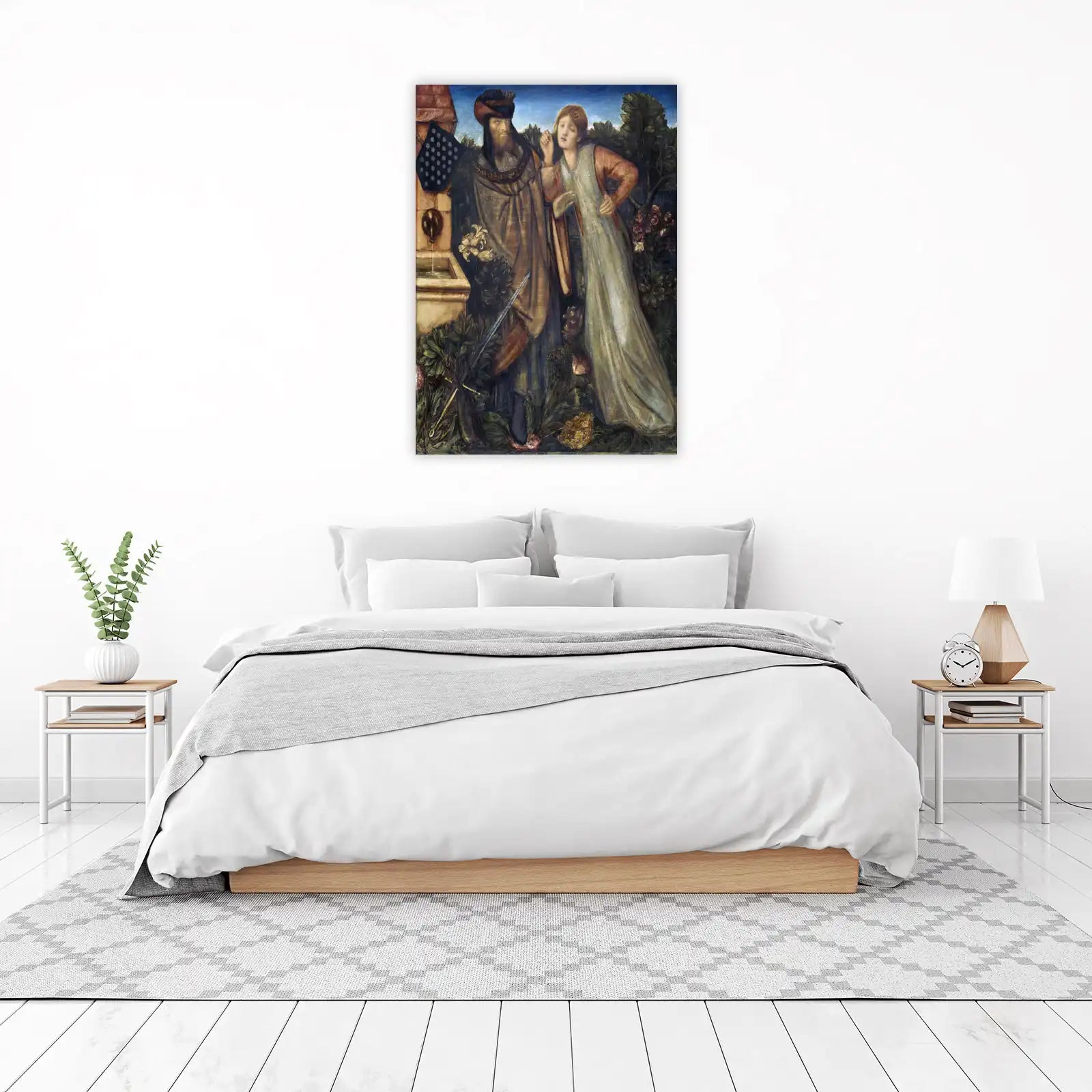 Mysterious Garden Encounter Wall Art