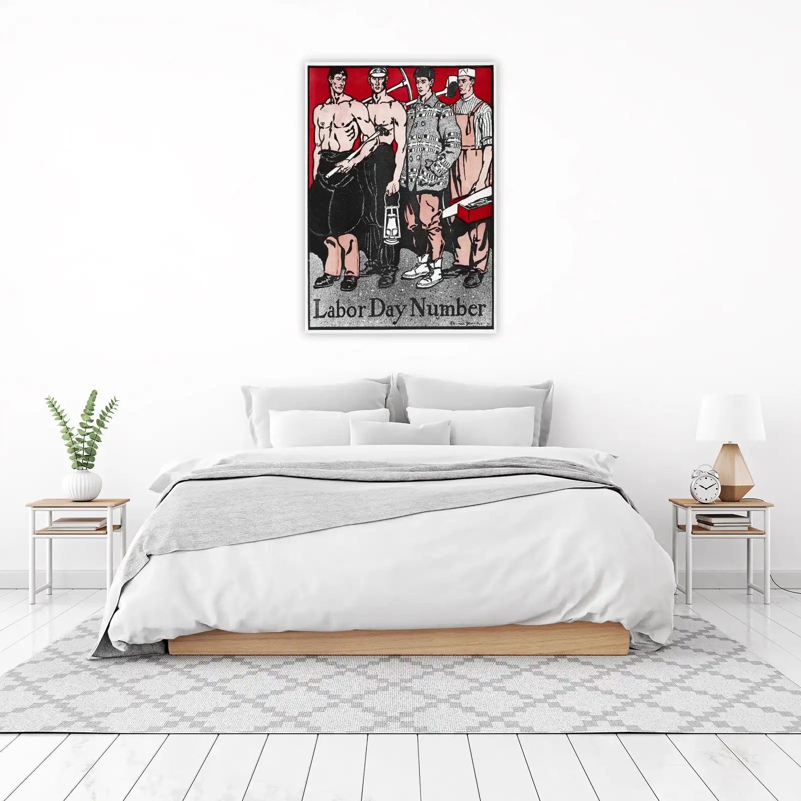 Vintage Labor Day Workers Wall Art