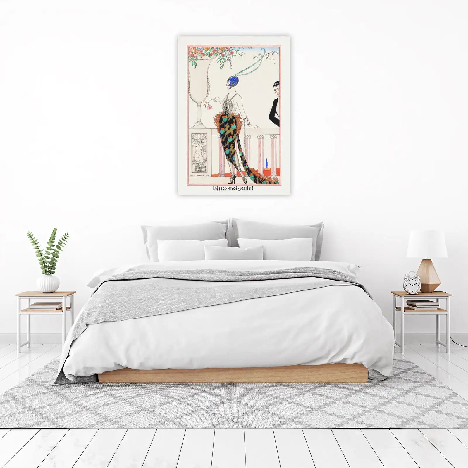 Art Deco Fashion Elegant Lady Wall Art