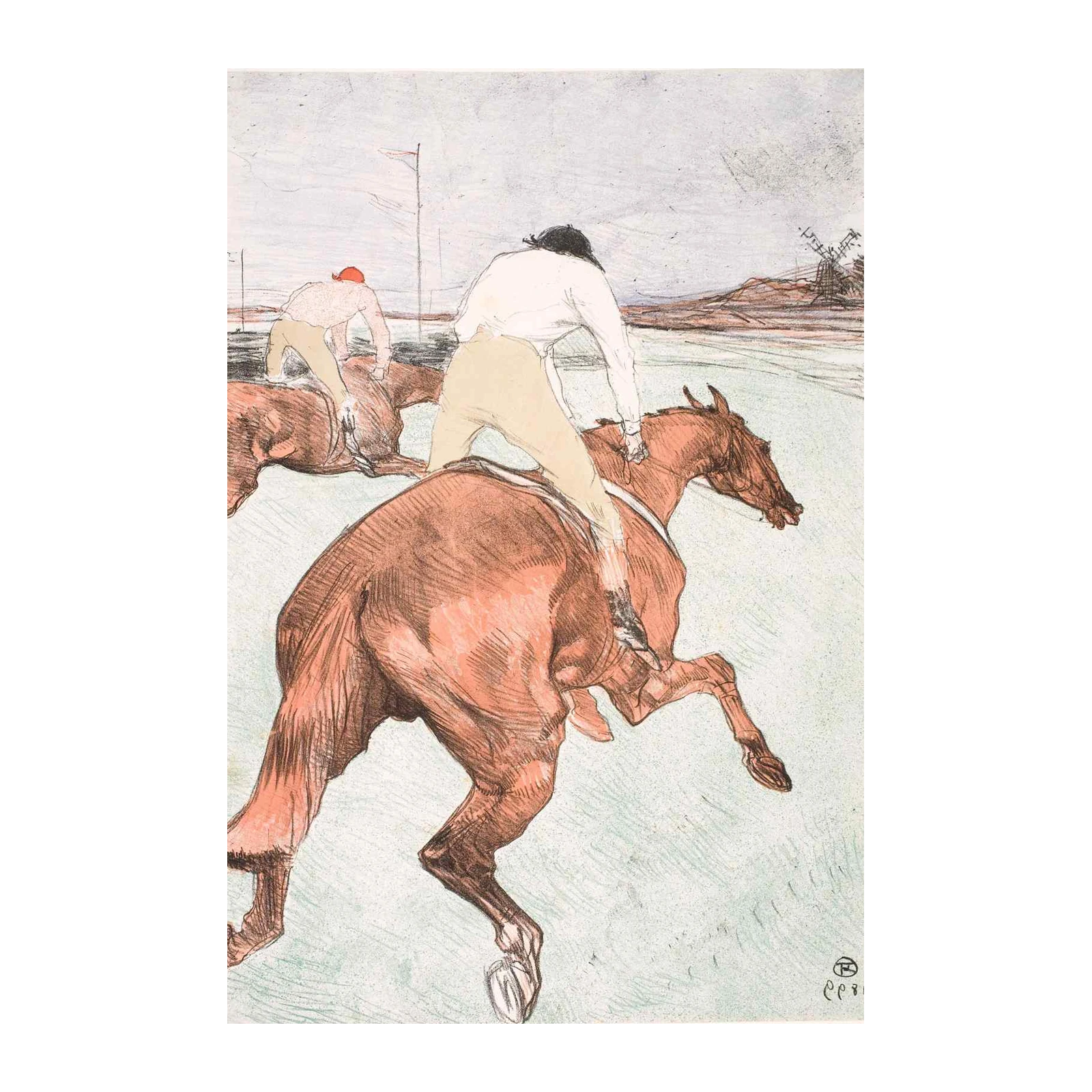 Equestrian Race Wall Art - Horse Art