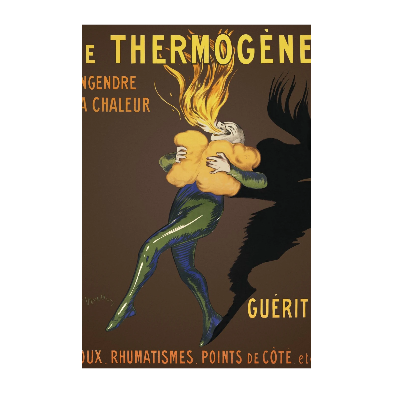 Vintage Thermogene Poster Wall Art