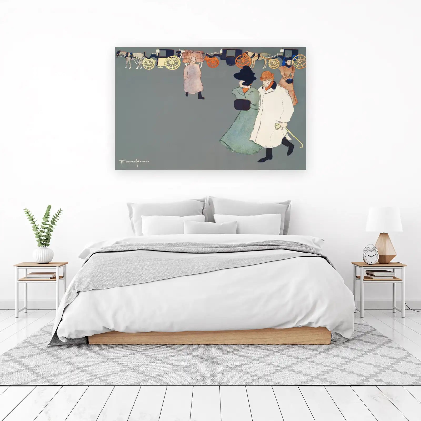 Edward Penfield Art Deco Street Scene Wall Art