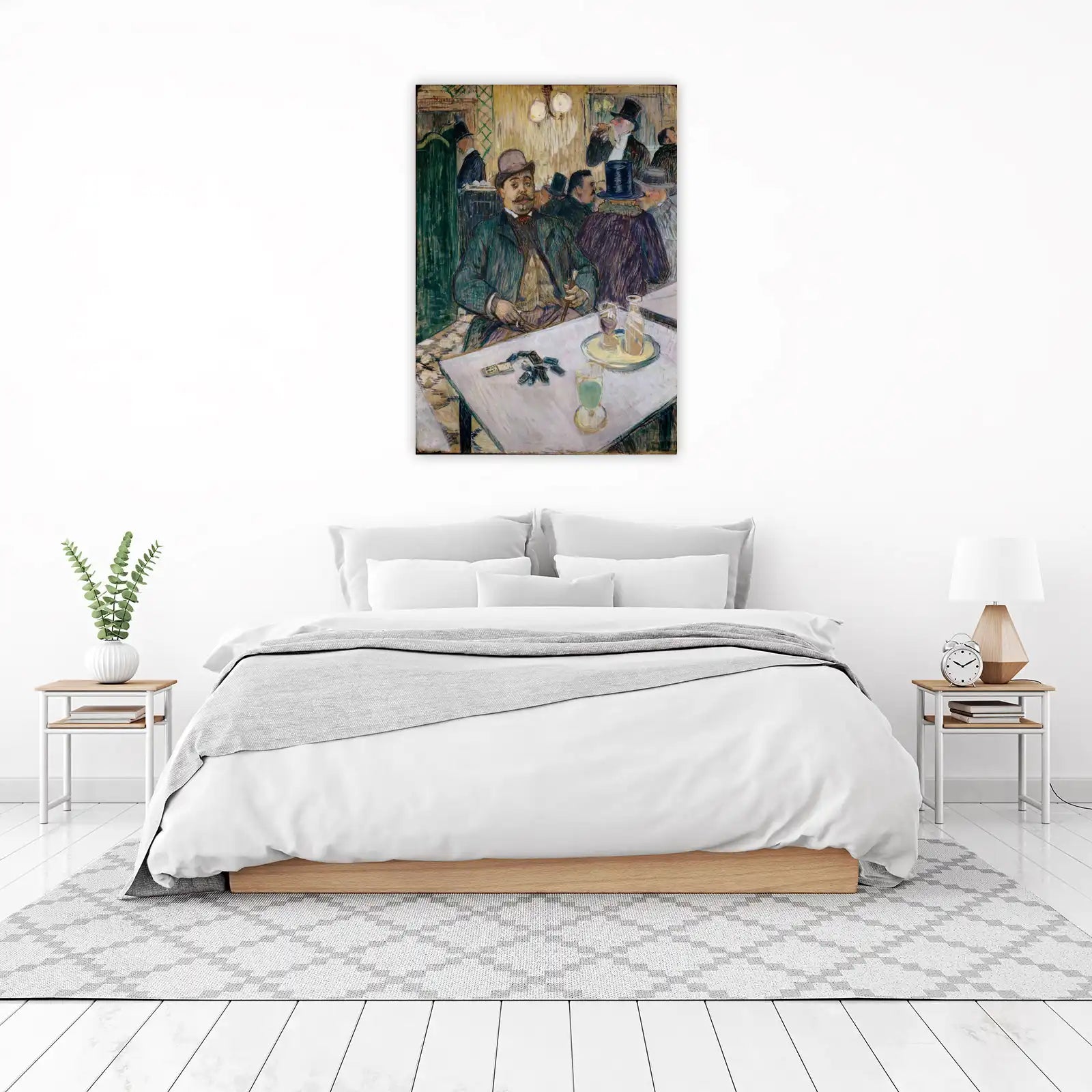 Parisian Cafe Scene Wall Art