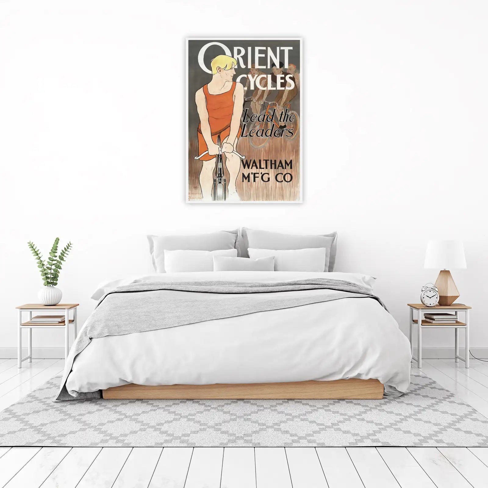 Vintage Cycling Art: Lead the Leaders Wall Art