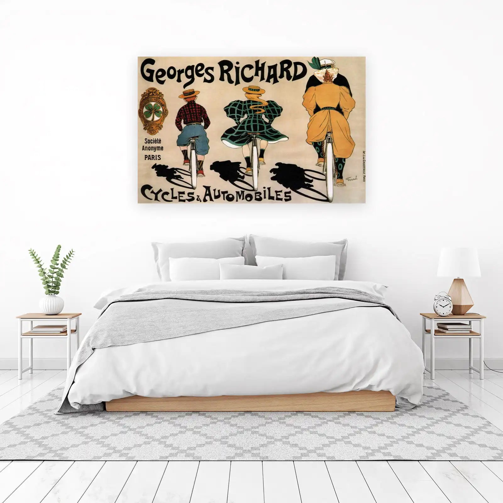 Vintage Cycling 'Georges Richard' Wall Art