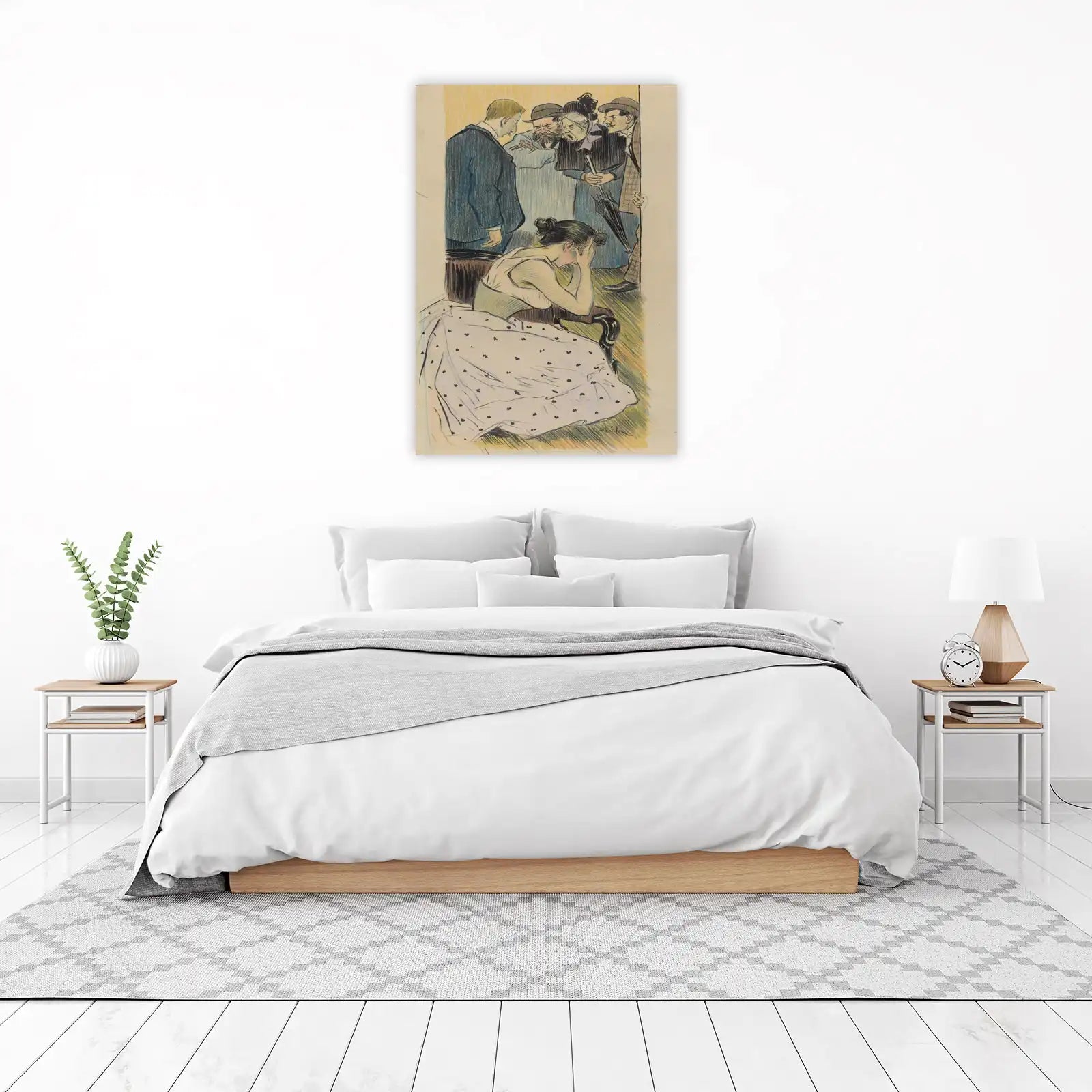 Vintage Emotional Scene Wall Art