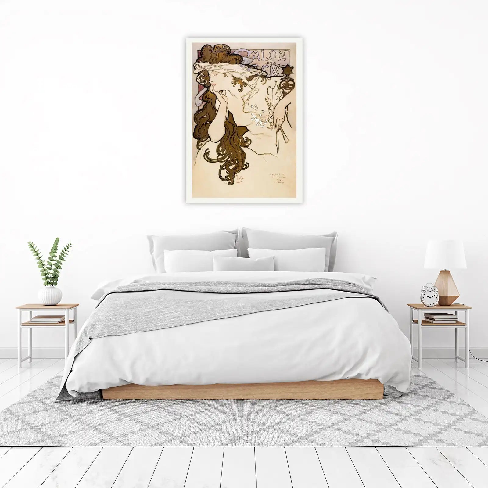 Art Nouveau Muse Wall Art - Elegant Home Decor