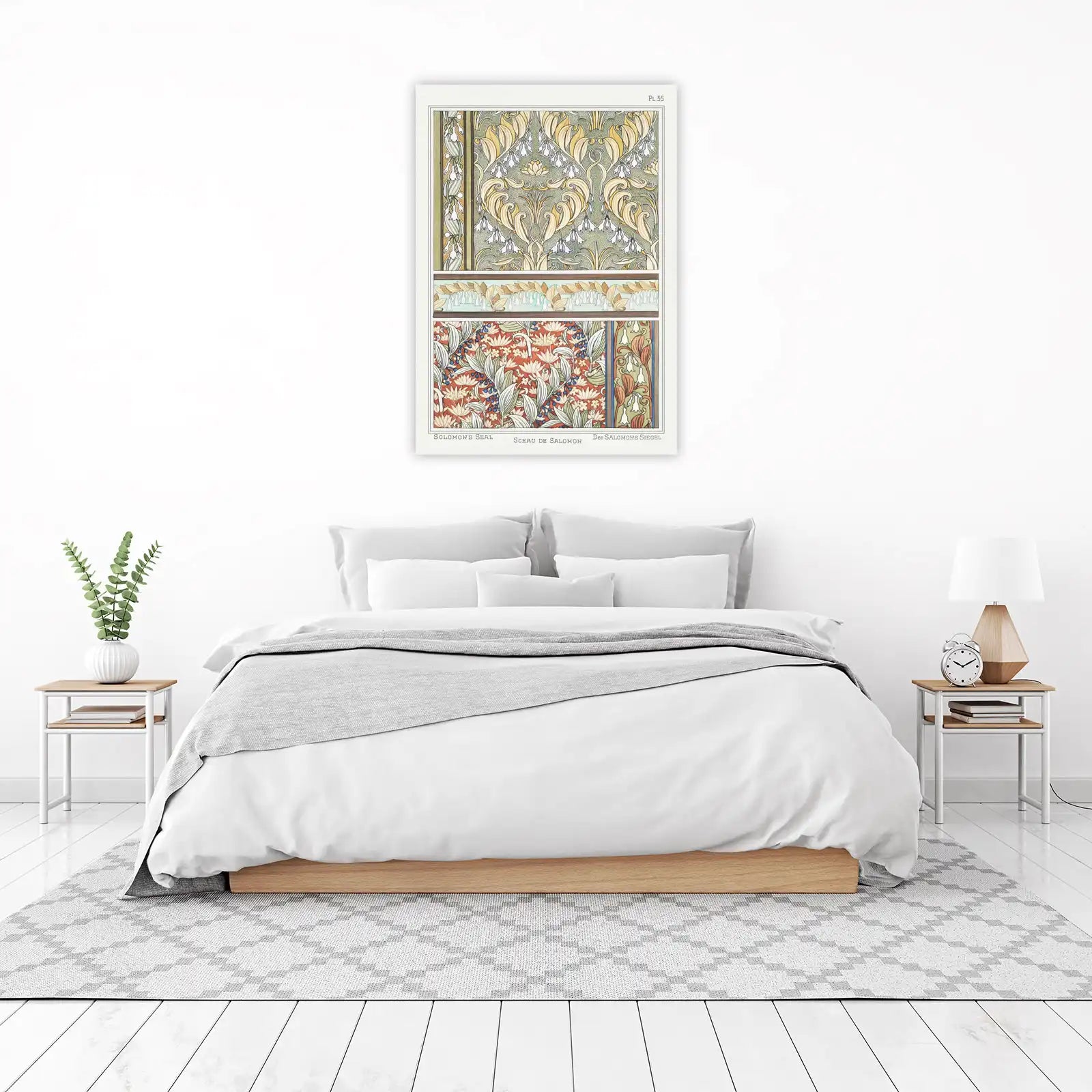 Art Nouveau Solomon's Seal Wall Art