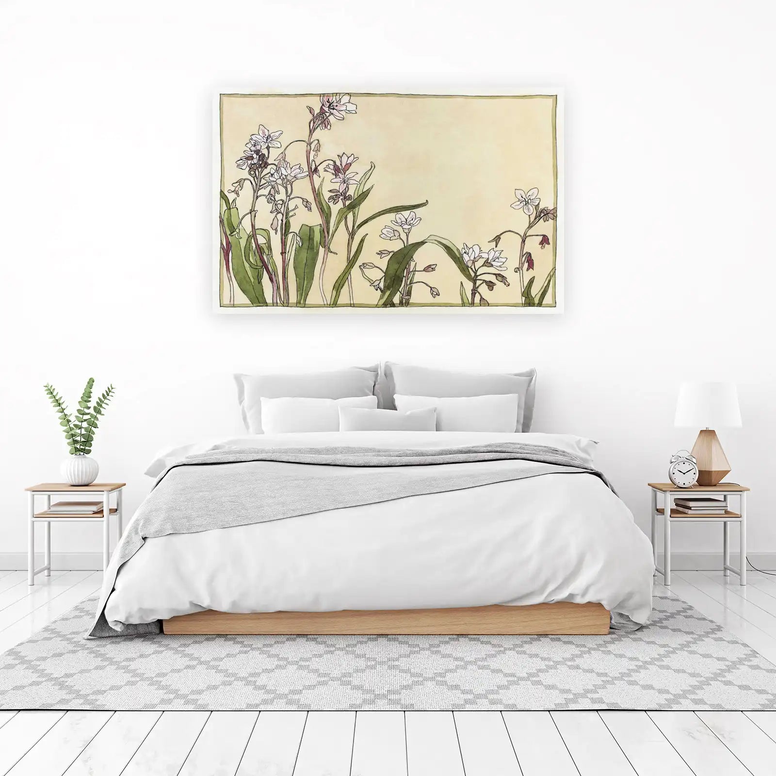 Delicate Wildflower Botanical Art Wall Art