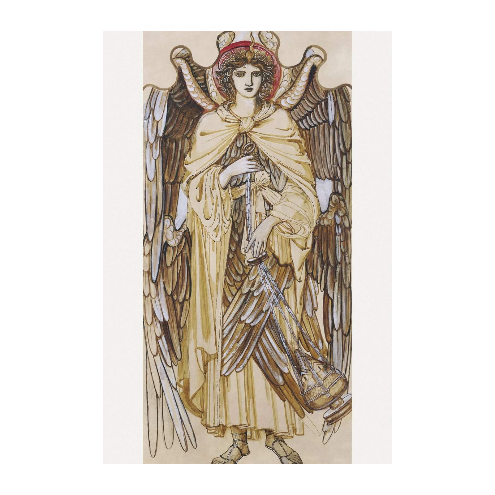 Majestic Angel Incense Holder Wall Art