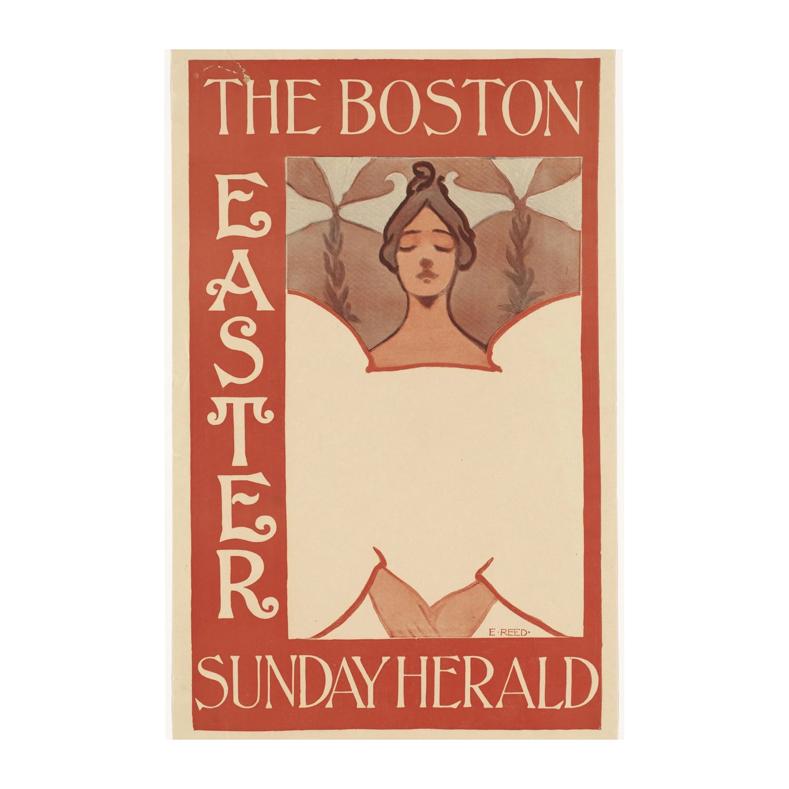 Vintage Easter Herald Art Wall Art