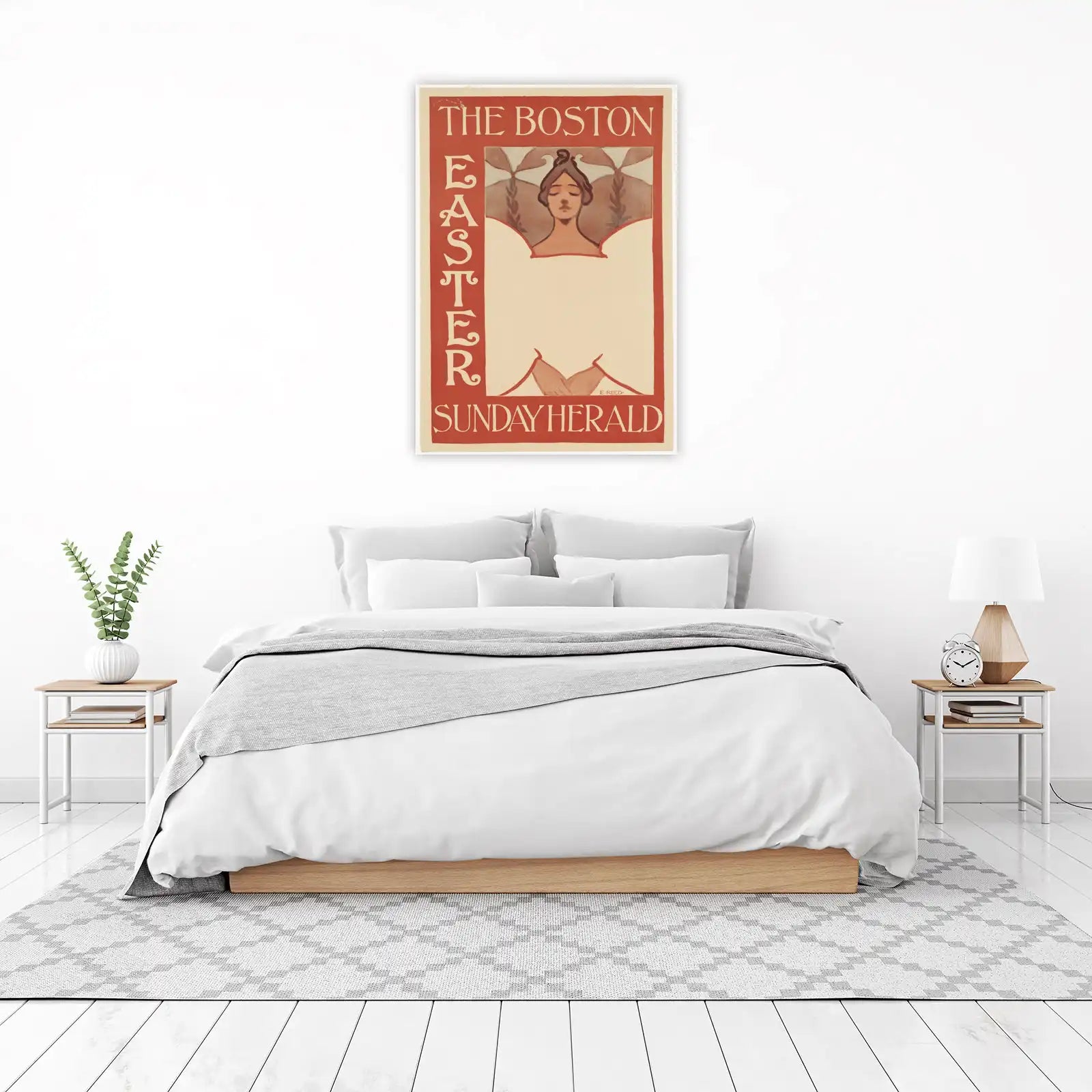 Vintage Easter Herald Art Wall Art