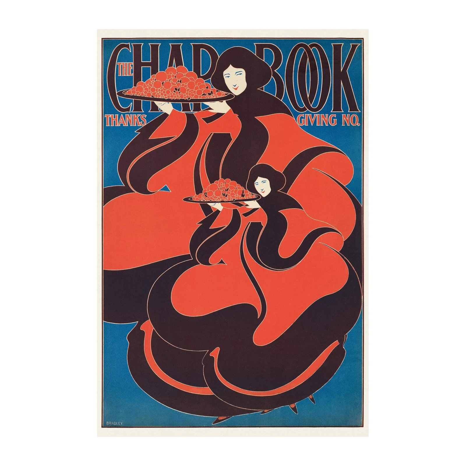 Vintage Art Nouveau 'Chad Book' Wall Art