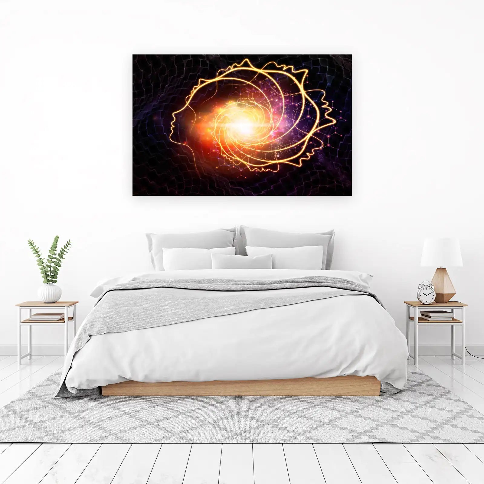 Abstract Mind Spiral Wall Art