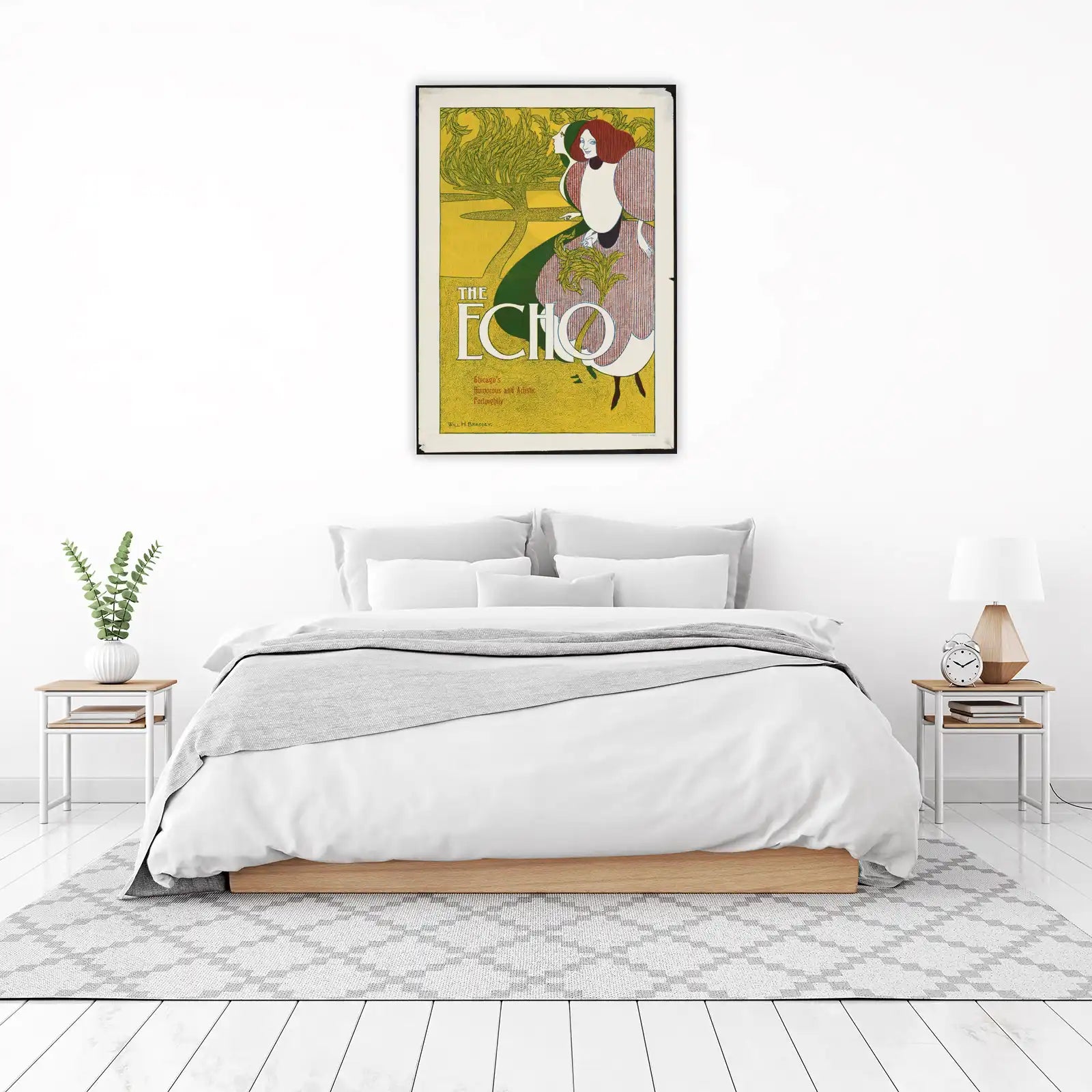 Art Nouveau "The Echo" Poster Wall Art