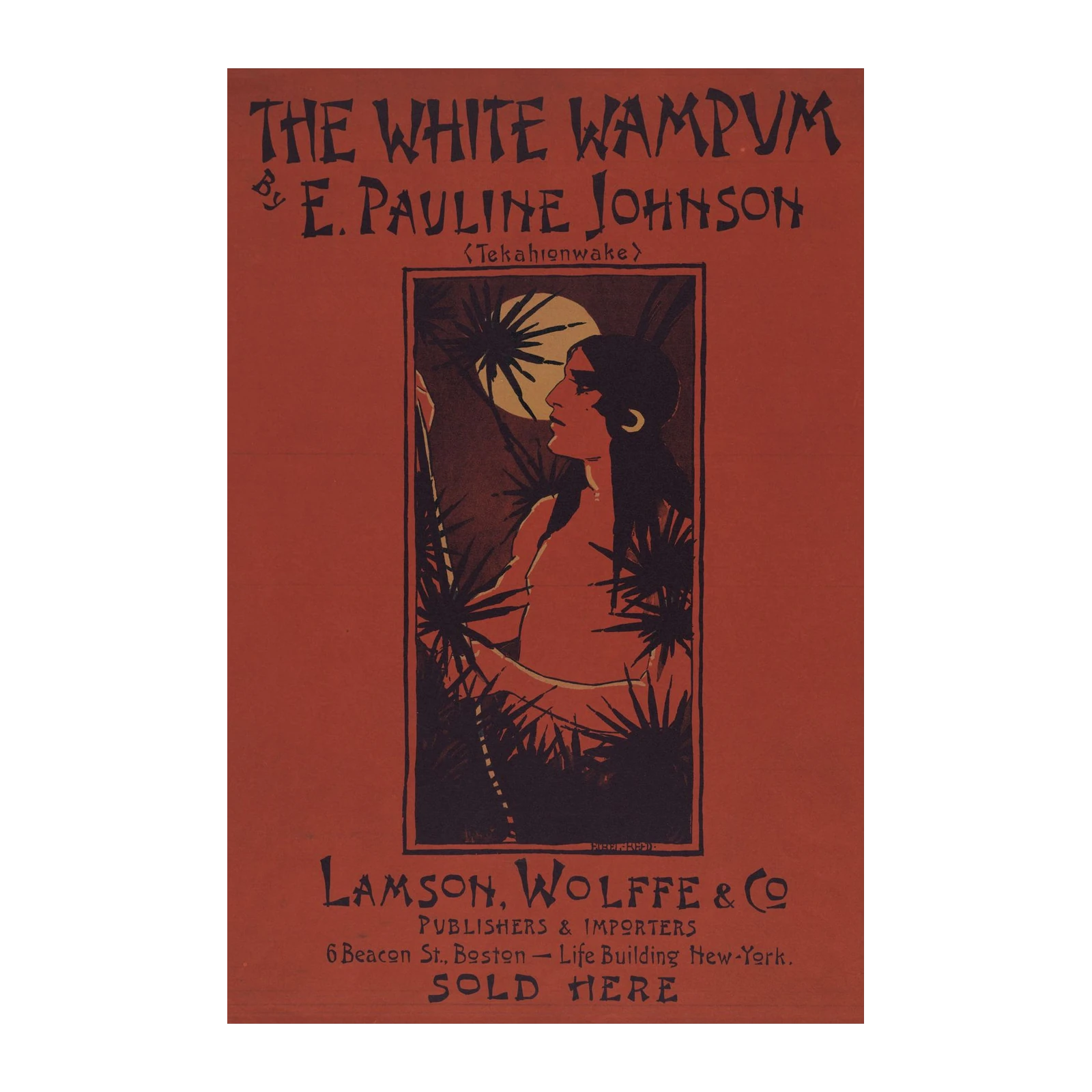 E. Pauline Johnson "The White Wampum" Wall Art
