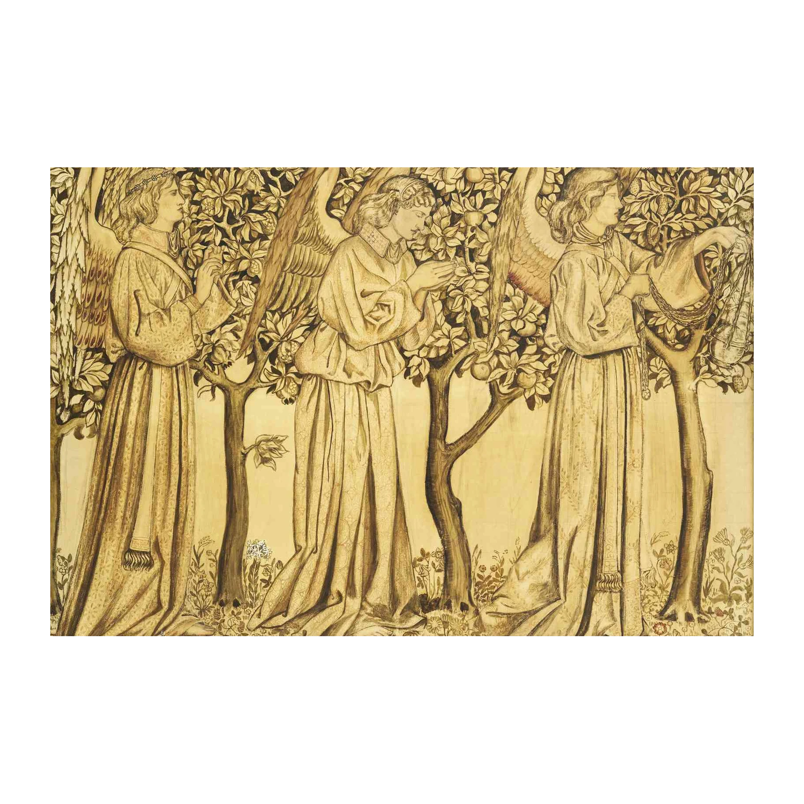Angelic Tree Garden Fine Art Wall Art