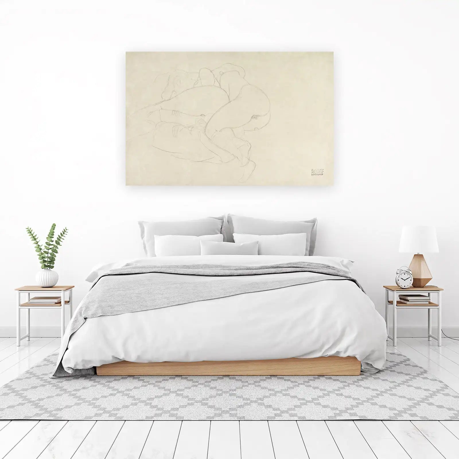 Gustav Klimt Nude Study Wall Art
