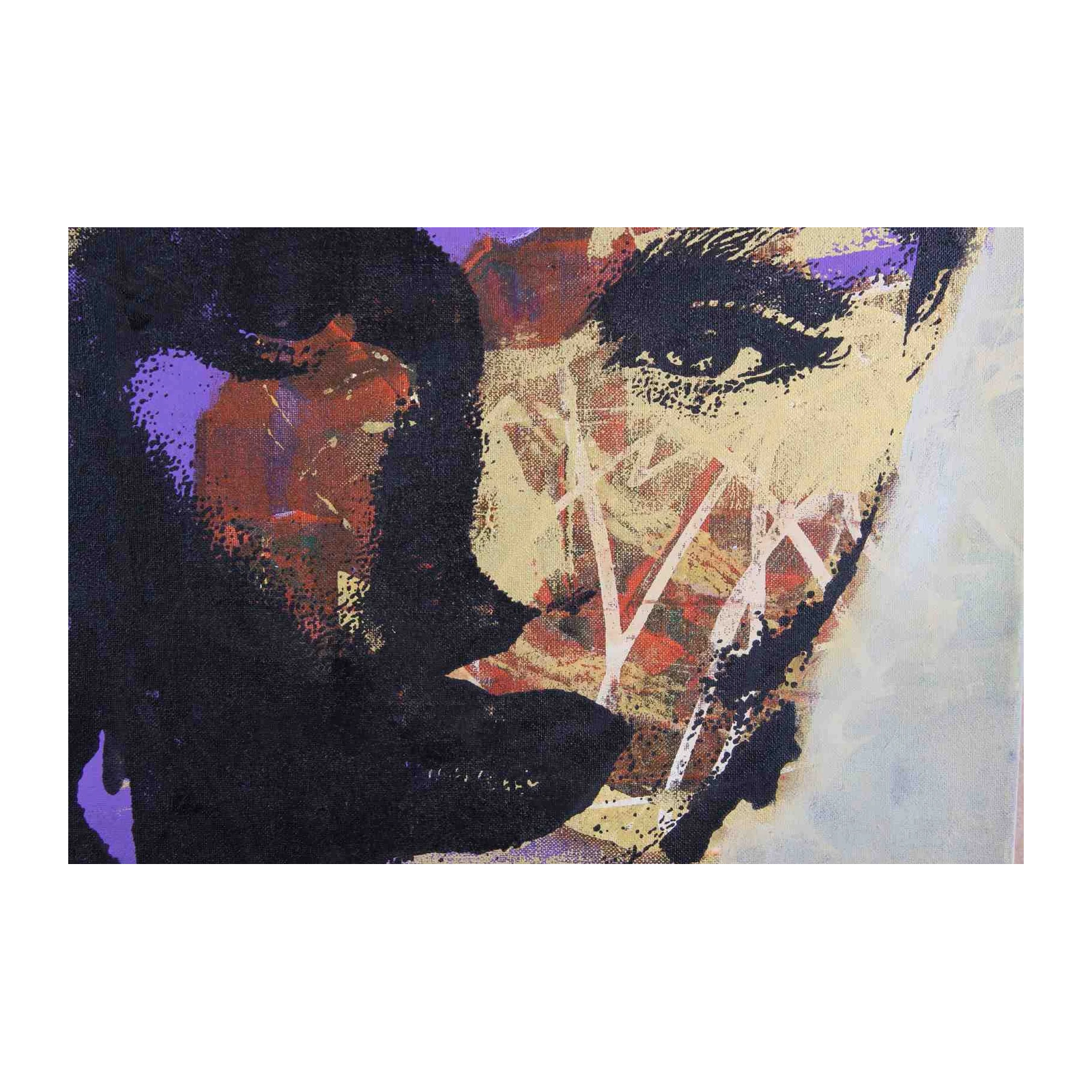 Abstract Portrait Expression Wall Art