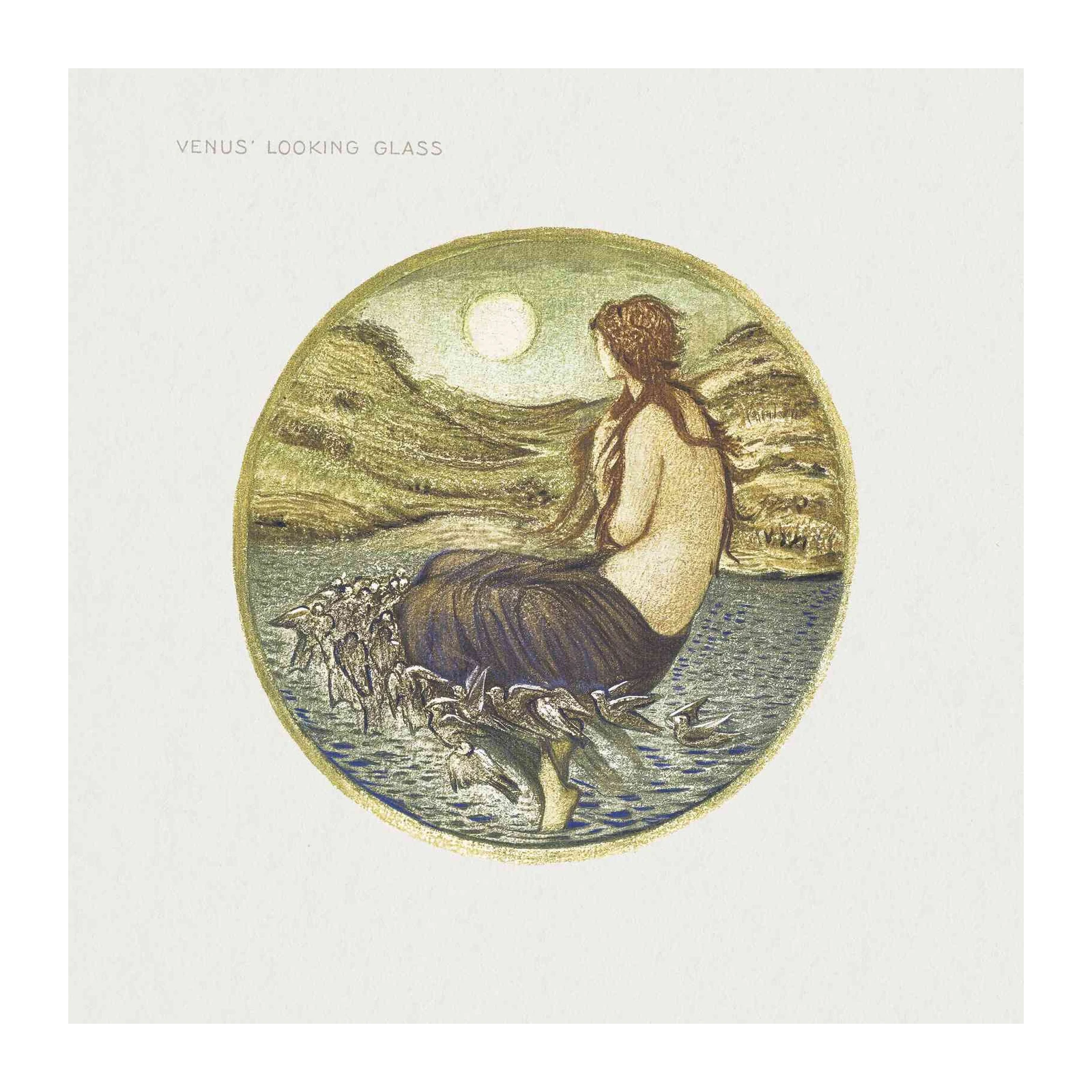 Mythical Venus Looking Glass Wall Art