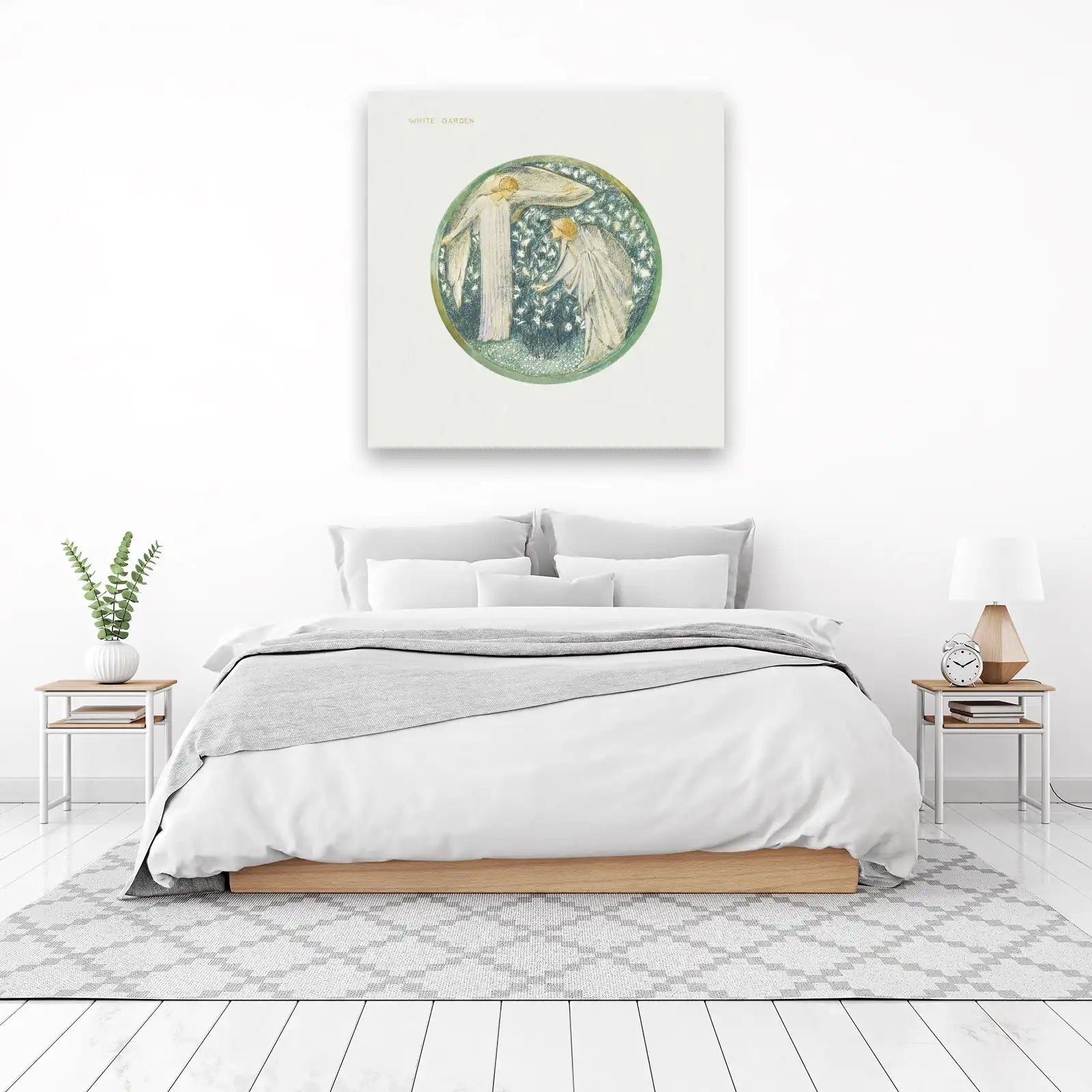 Enchanting Angelic Garden Art Wall Art