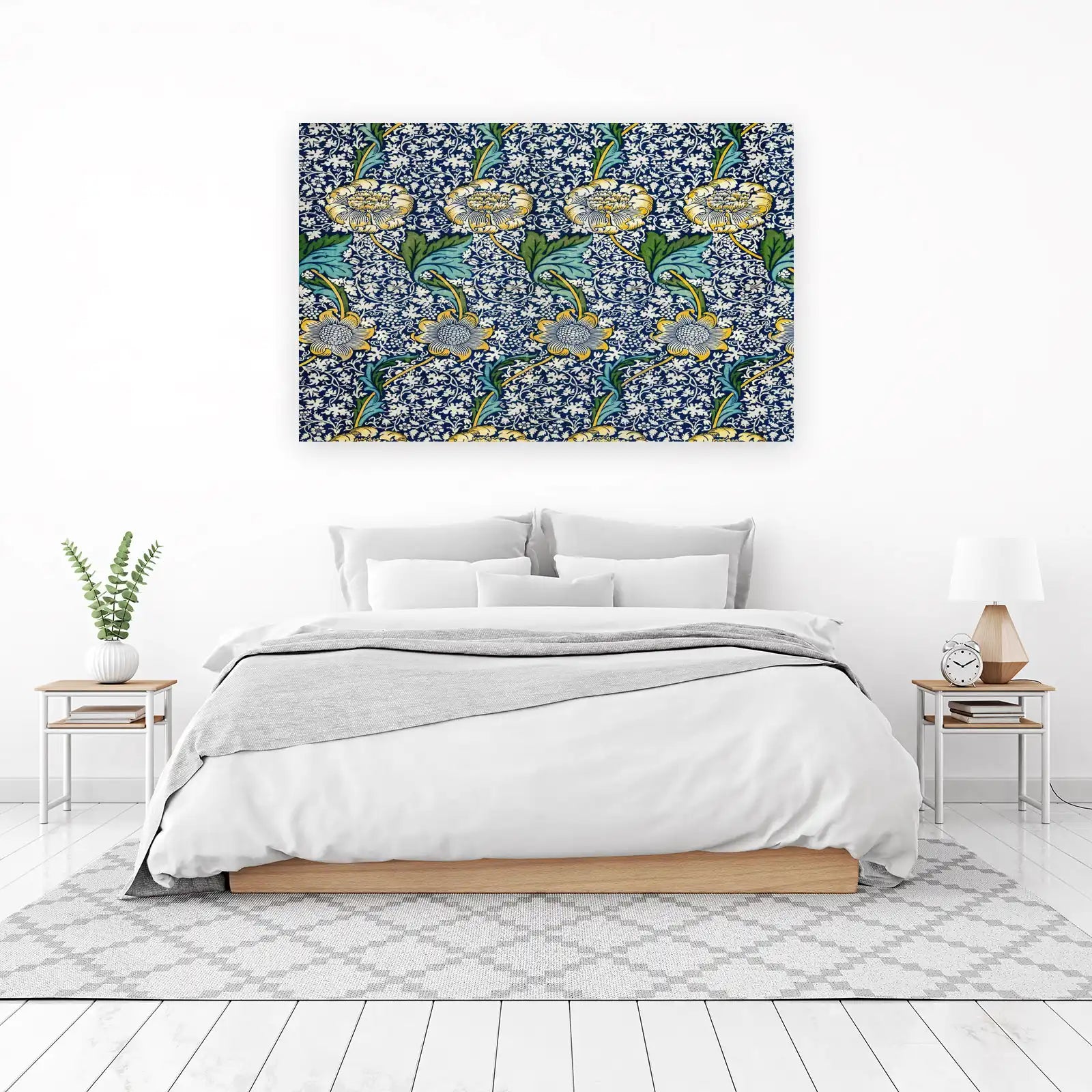 Vintage Floral Meadow Wall Art