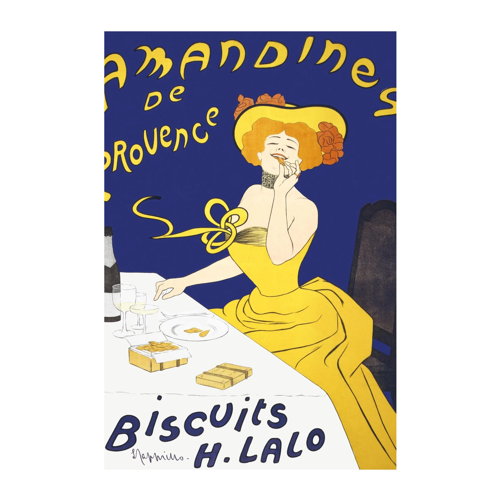 Vintage Amandines Biscuits Wall Art