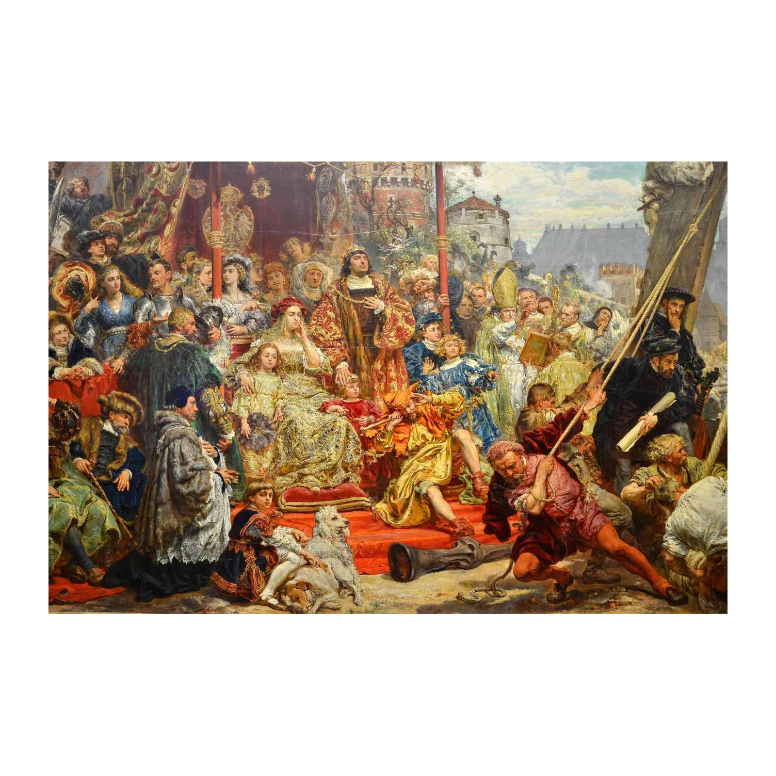 Royal Court Historical Scene Wall Art