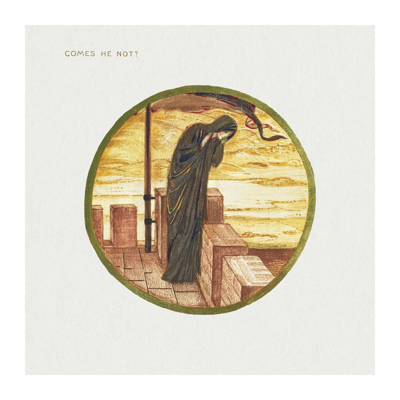 Melancholy Reaper Waiting Wall Art
