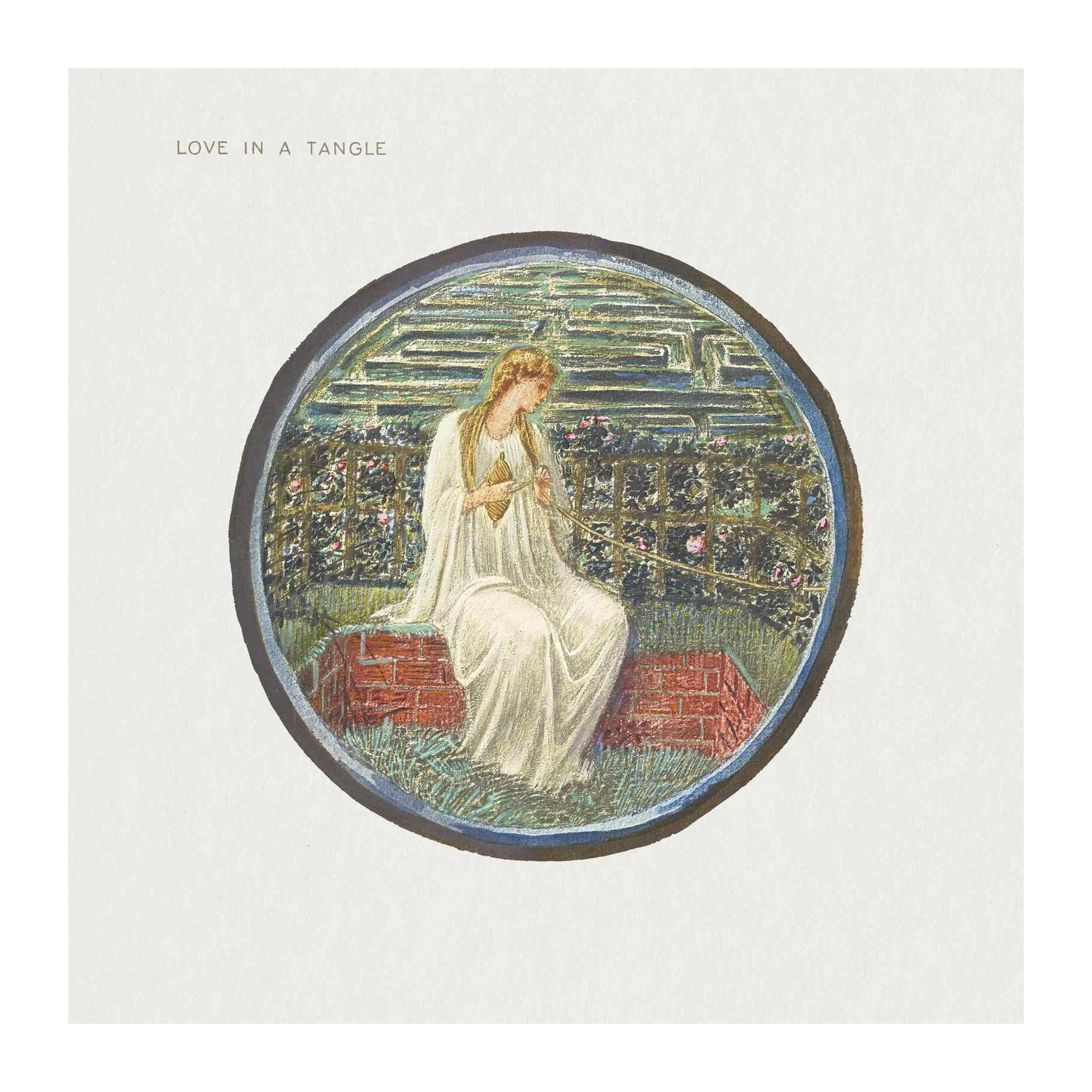 Vintage Maze Lady Art Wall Art