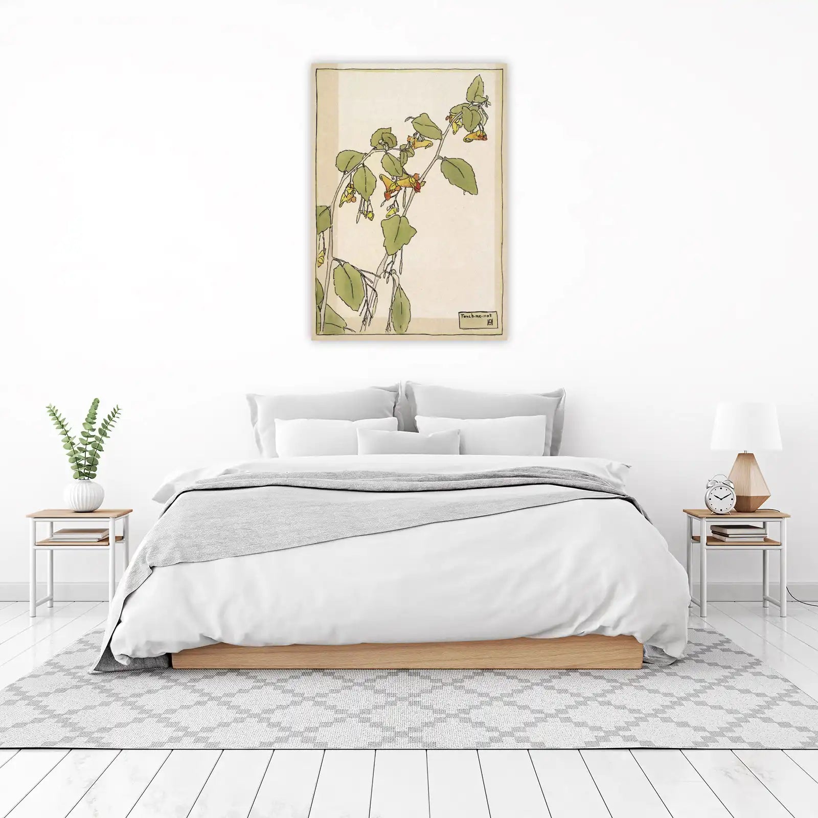 Botanical Impatiens 'Touch-me-not' Wall Art