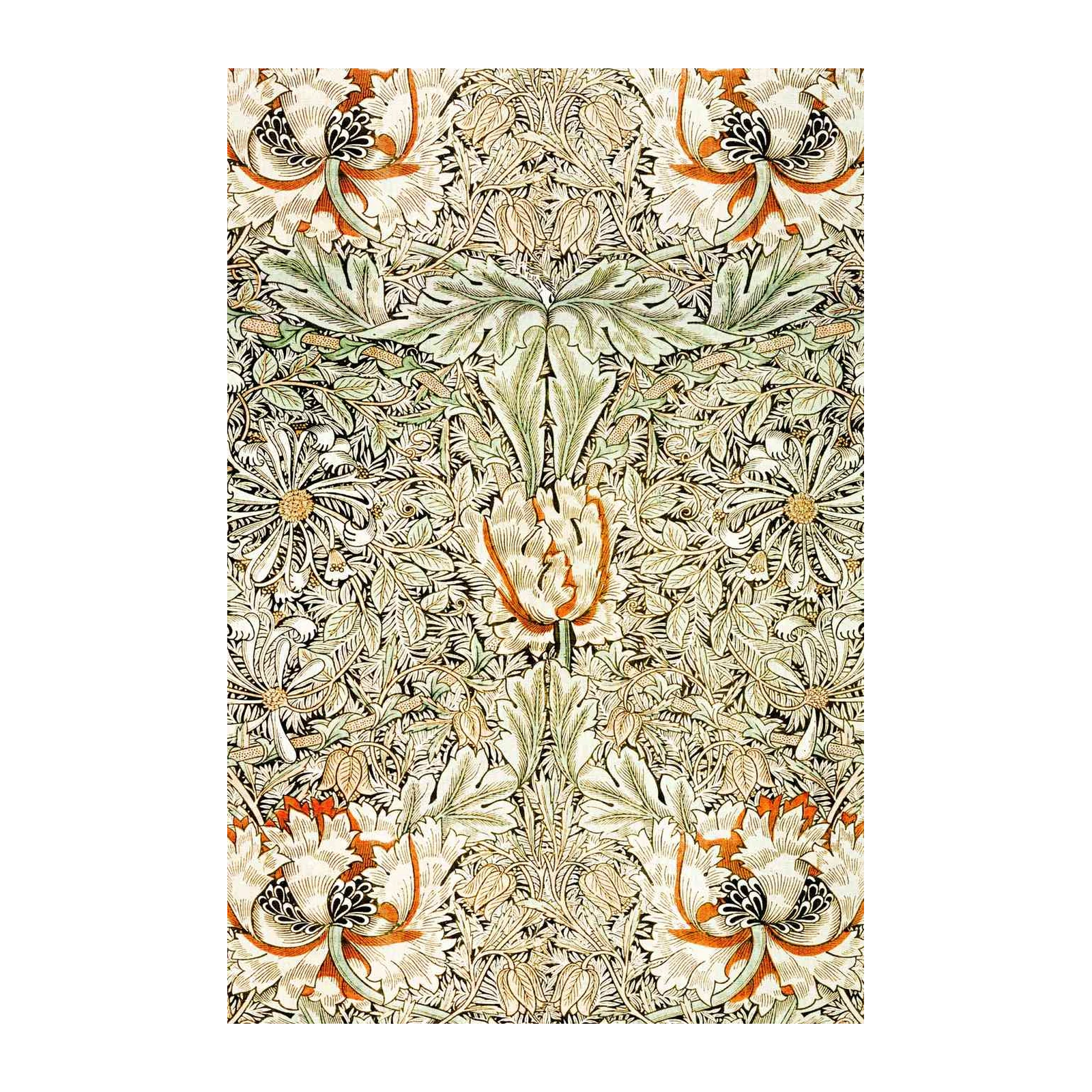 Vintage Floral Meadow Wall Art