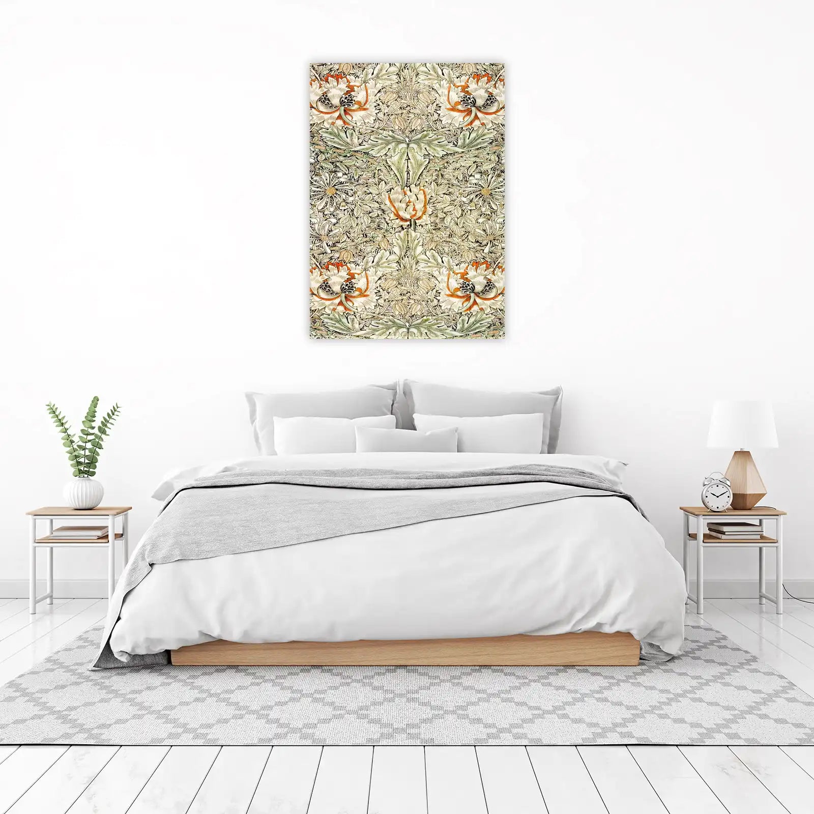 Vintage Floral Meadow Wall Art