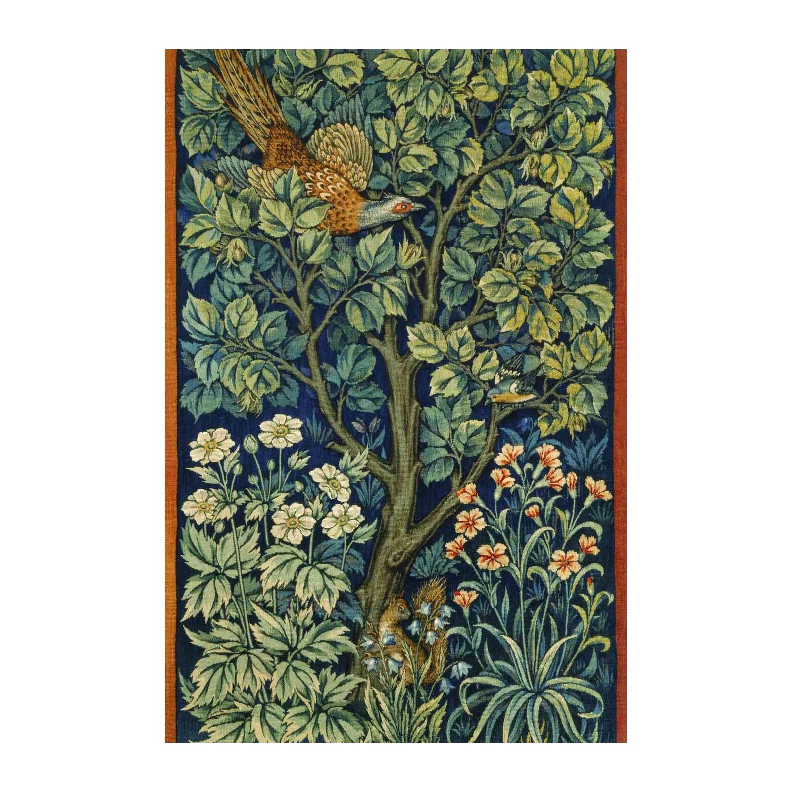 William Morris Pheasant & Squirrel Wall Art