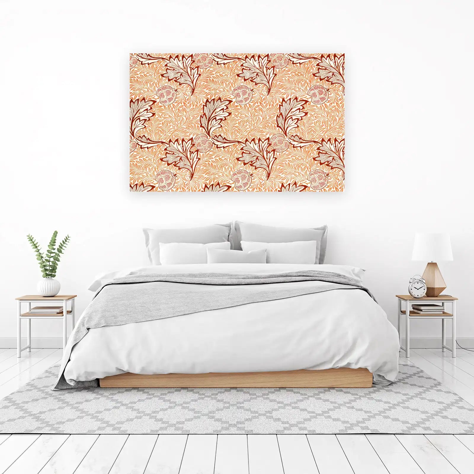 Vintage Floral & Pomegranate Wall Art