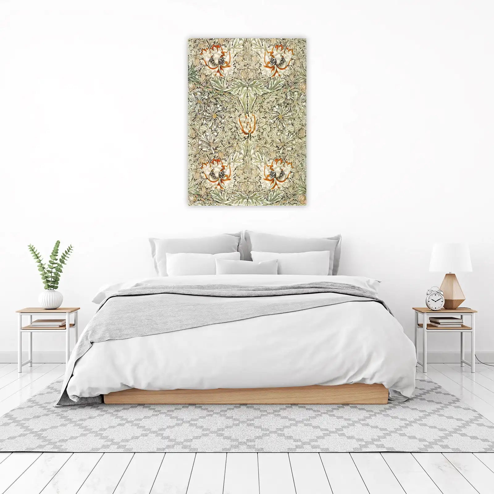Victorian Floral Art Nouveau Willow Bough Wall Art