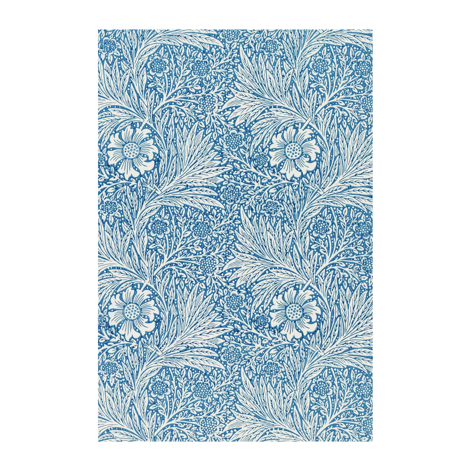 Blue Floral William Morris Style Wall Art