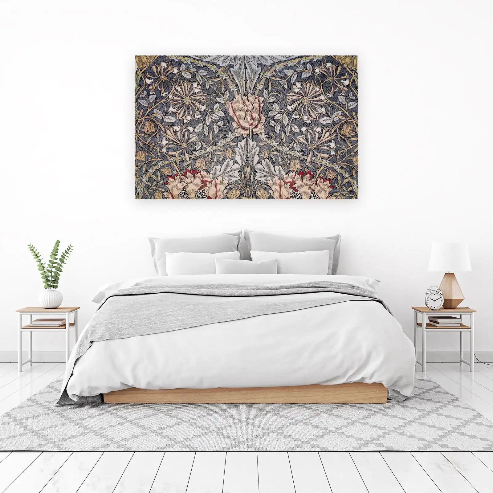 Art Nouveau Floral Vines Wall Art