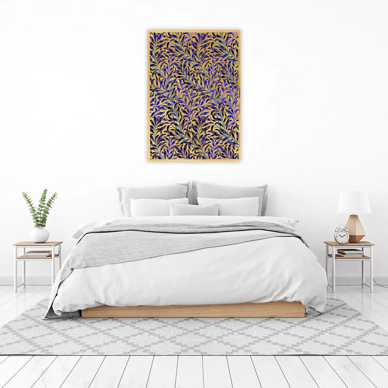 Blue Willow Botanical Art Wall Art
