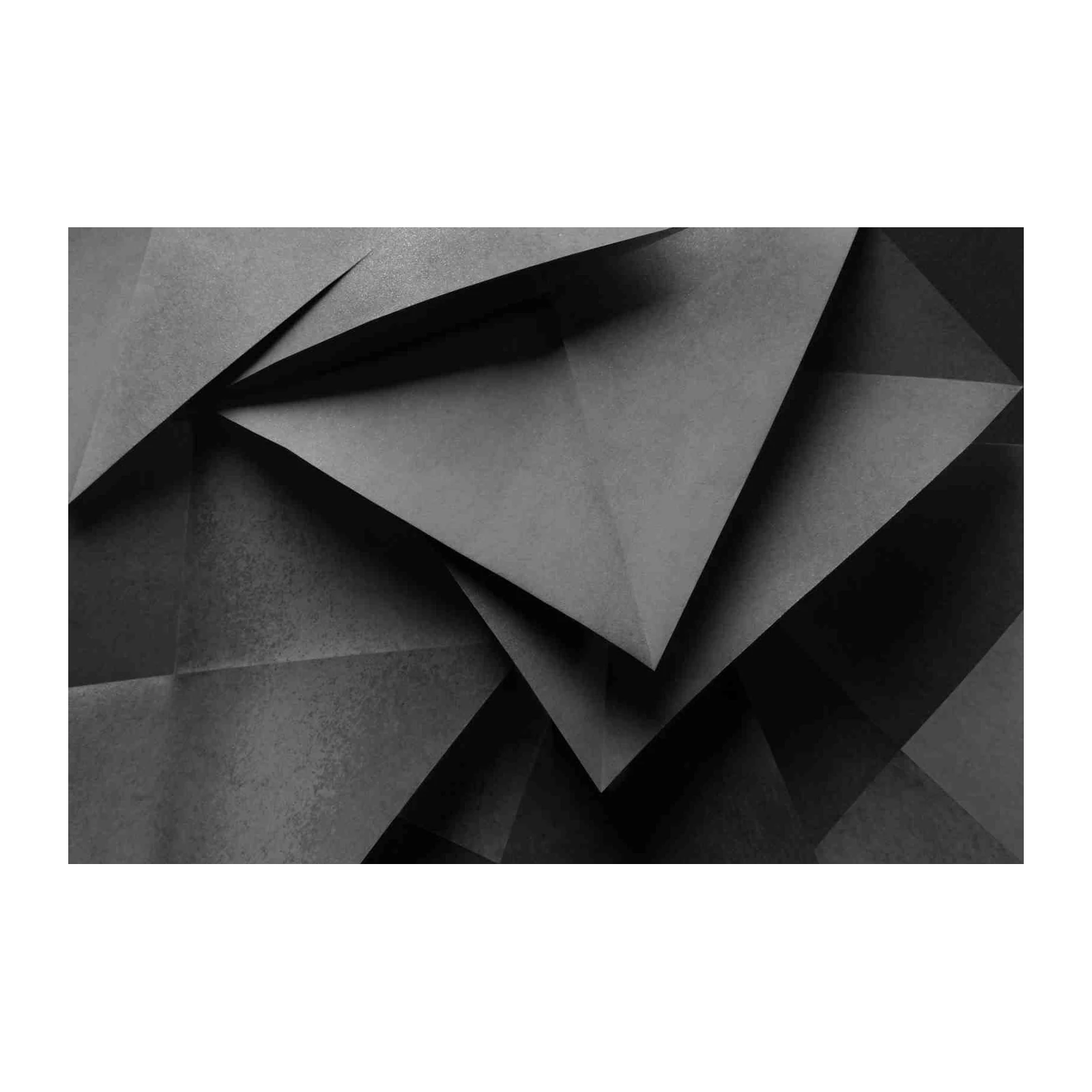 Abstract Geometric Monochrome Wall Art