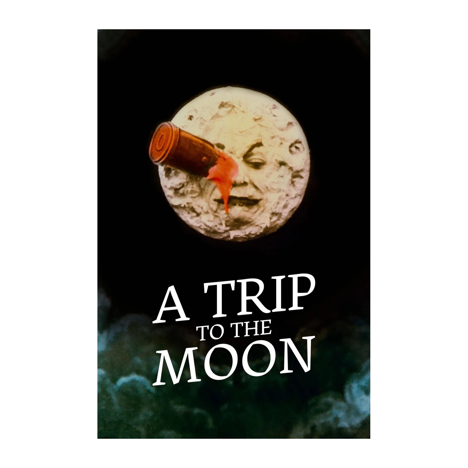 A Trip to the Moon Vintage Sci-Fi Wall Art