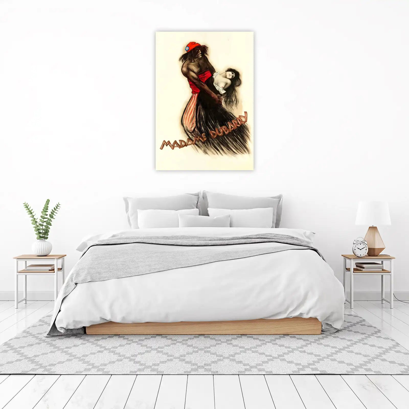 Vintage Madame Dubarry Exotic Dancer Wall Art