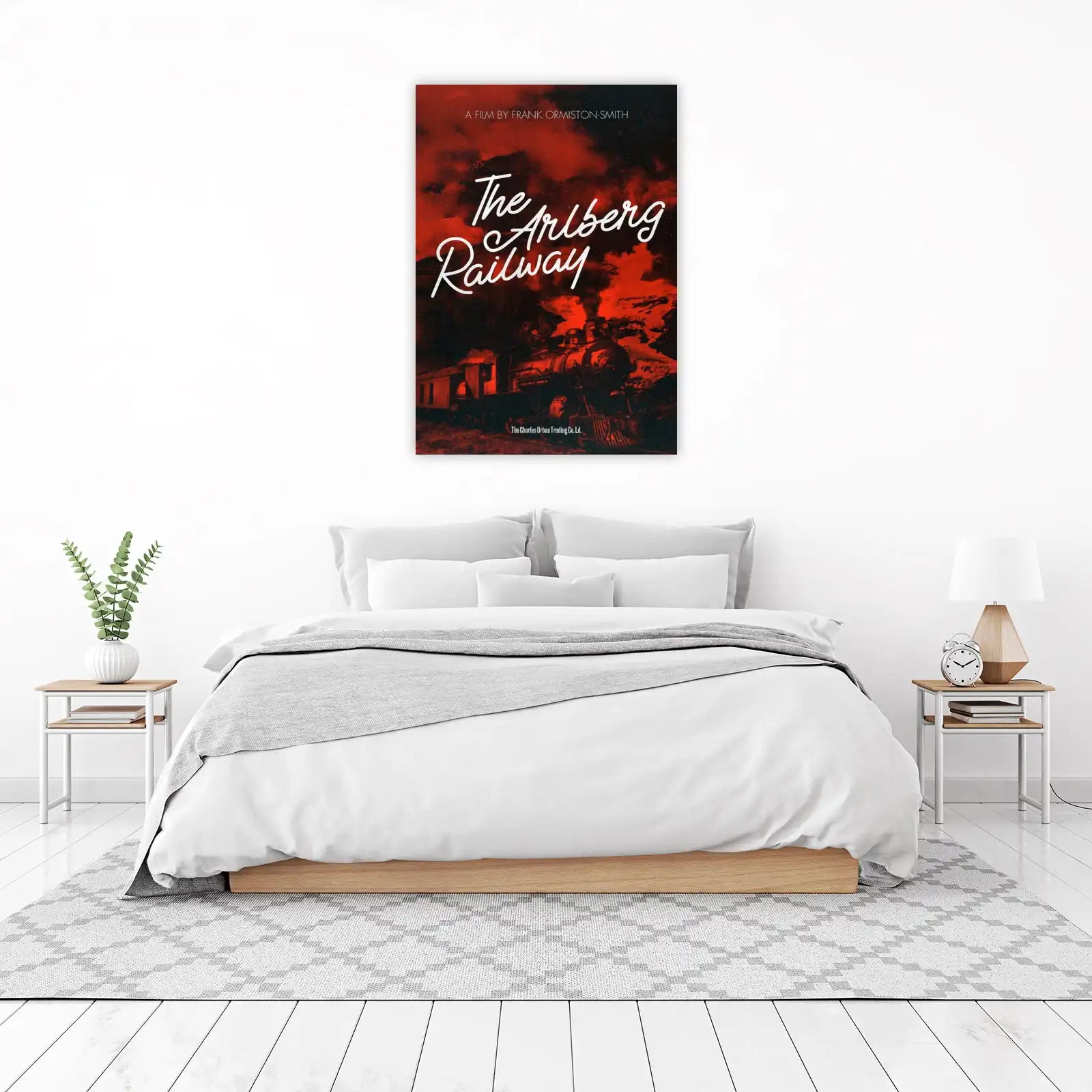 Arlberg Railway Vintage Train Poster Wall Art