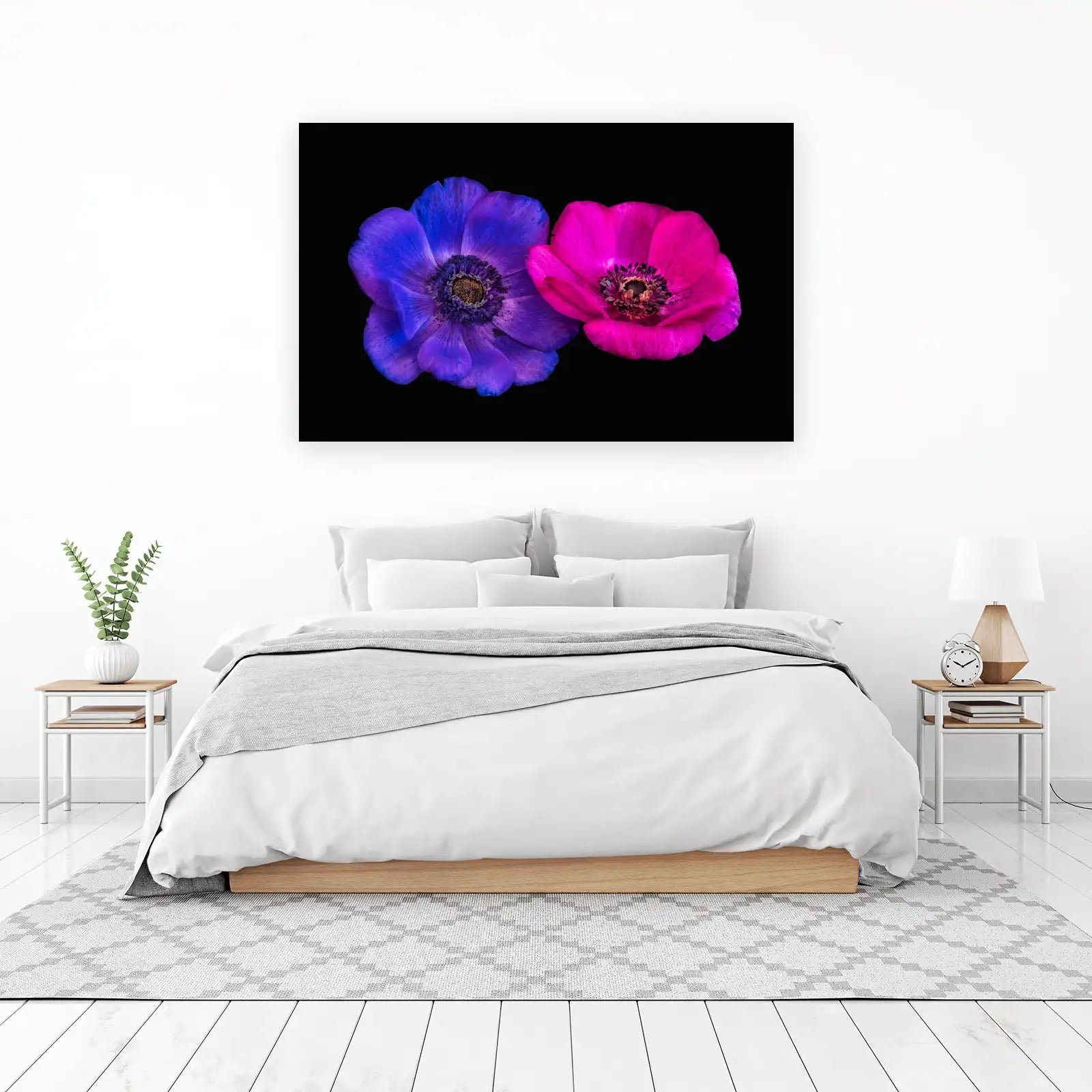 Vibrant Anemone Duo Wall Art